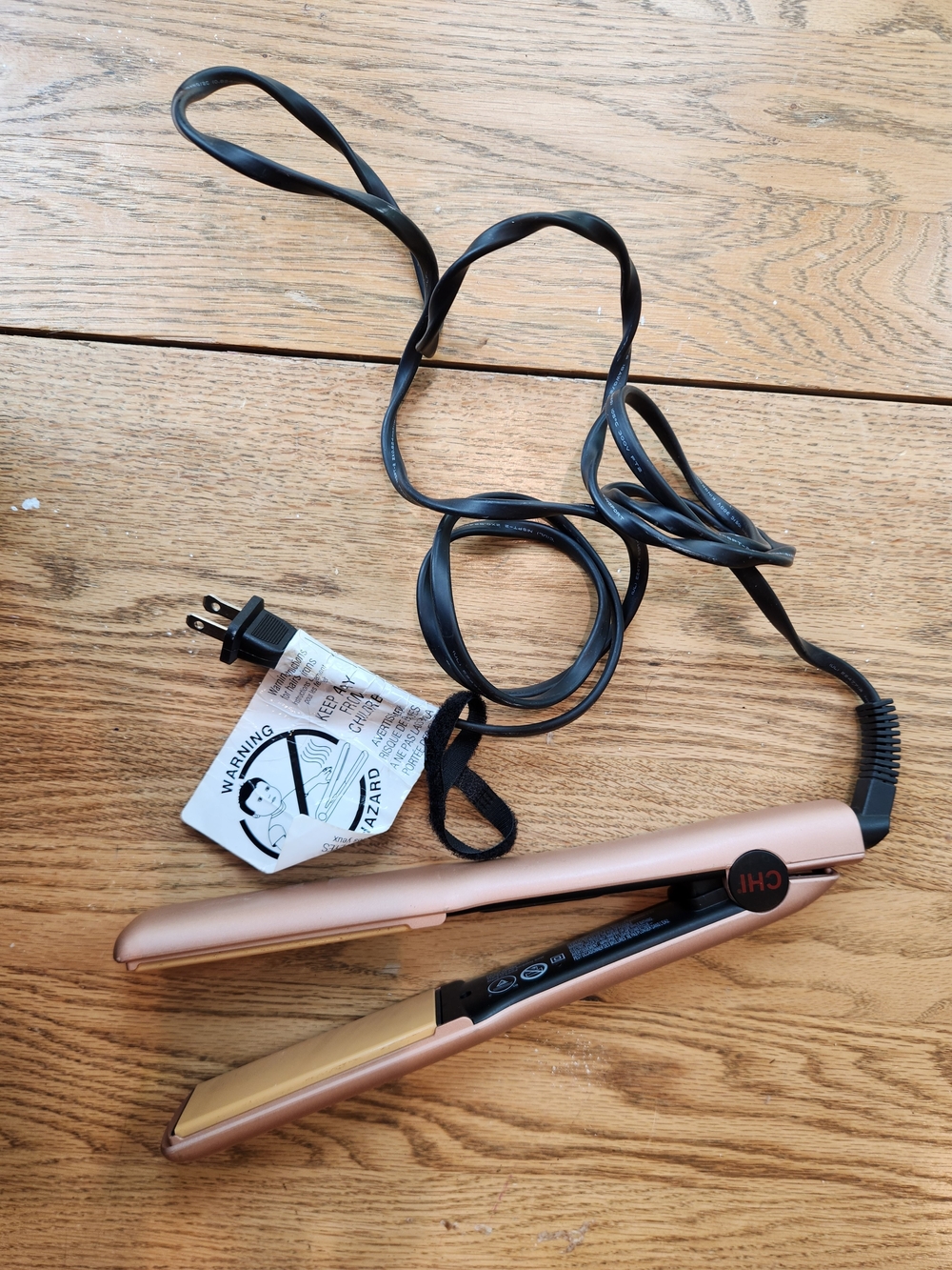 CHI Rose Gold Ceramic Flat Iron Hair Straightener